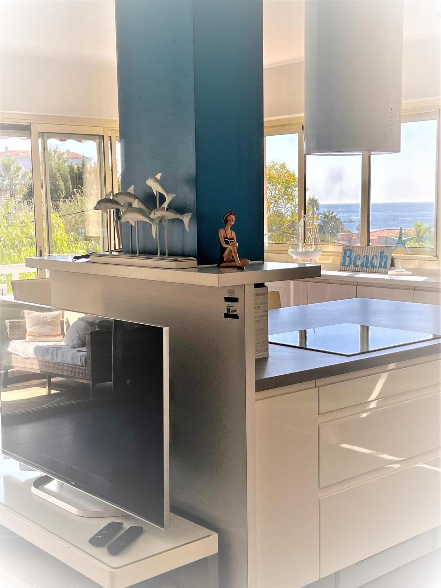 Splendide 3 Pieces Vue Mer Antibes Exteriér fotografie